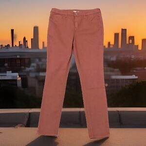 Old Navy Rockstar Jeggings 12 Jeans W-32 L-29 Super Skinny Med Wash Dusty Rose